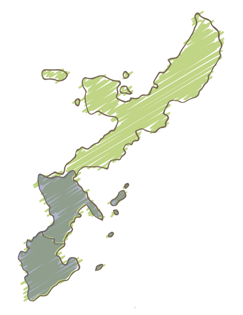 沖縄北部の地図